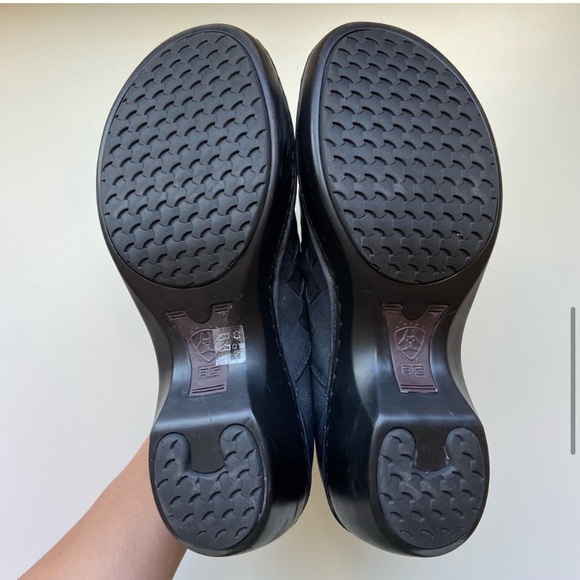 BLUE CLOGS - Ariat Ashbourne Briar Woven Leather - Picture 8 of 8